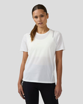 Women's Apex Short Sleeve Aeromesh Training T Shirt - White