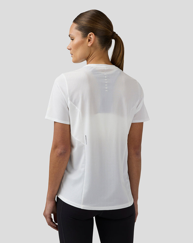 Women's Apex Short Sleeve Aeromesh Training T Shirt - White