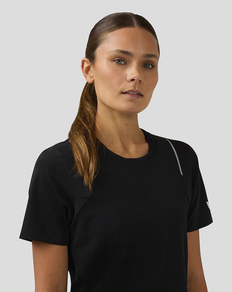 Women's Apex Short Sleeve Aeromesh Training T Shirt - Black