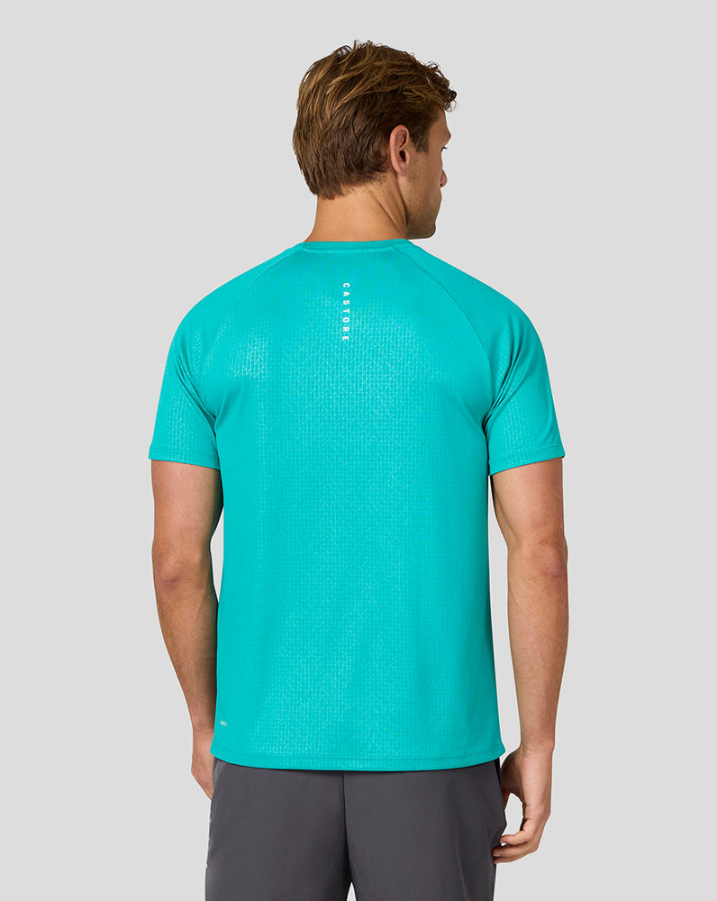 Men's Adapt Short Sleeve Printed T Shirt - Aqua