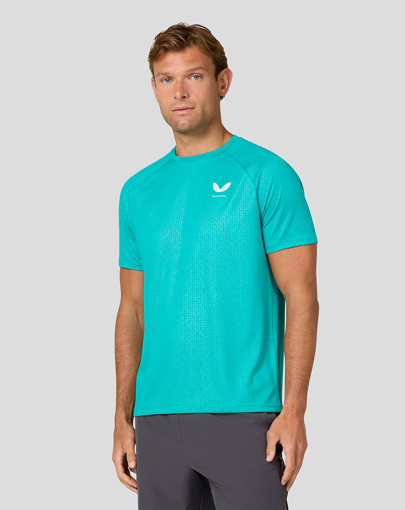 Men's Adapt Short Sleeve Printed T Shirt - Aqua