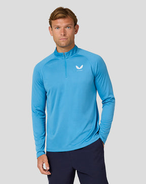 Men's Adapt Long Sleeve Lightweight Quarter Zip Top - Corn Blue