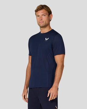 Men's Apex Short Sleeve Engineered Knit T Shirt - Midnight Navy