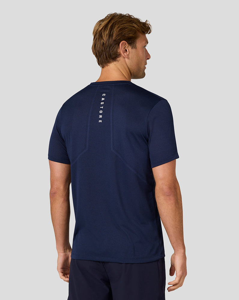 Men's Apex Short Sleeve Engineered Knit T Shirt - Midnight Navy