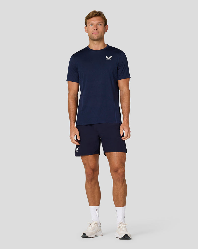 Men's Apex Short Sleeve Engineered Knit T Shirt - Midnight Navy