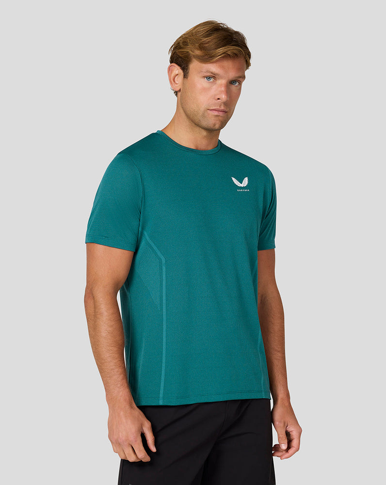 Men's Apex Short Sleeve Engineered Knit T Shirt - Bright Aqua