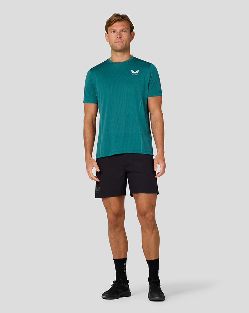 Men's Apex Short Sleeve Engineered Knit T Shirt - Bright Aqua