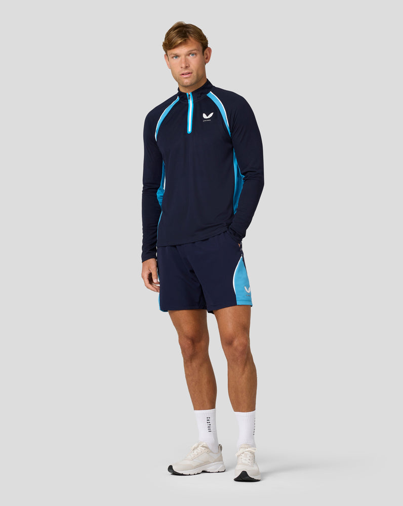 Men's Tennis Aeromesh 1/4 Zip - Midnight Navy