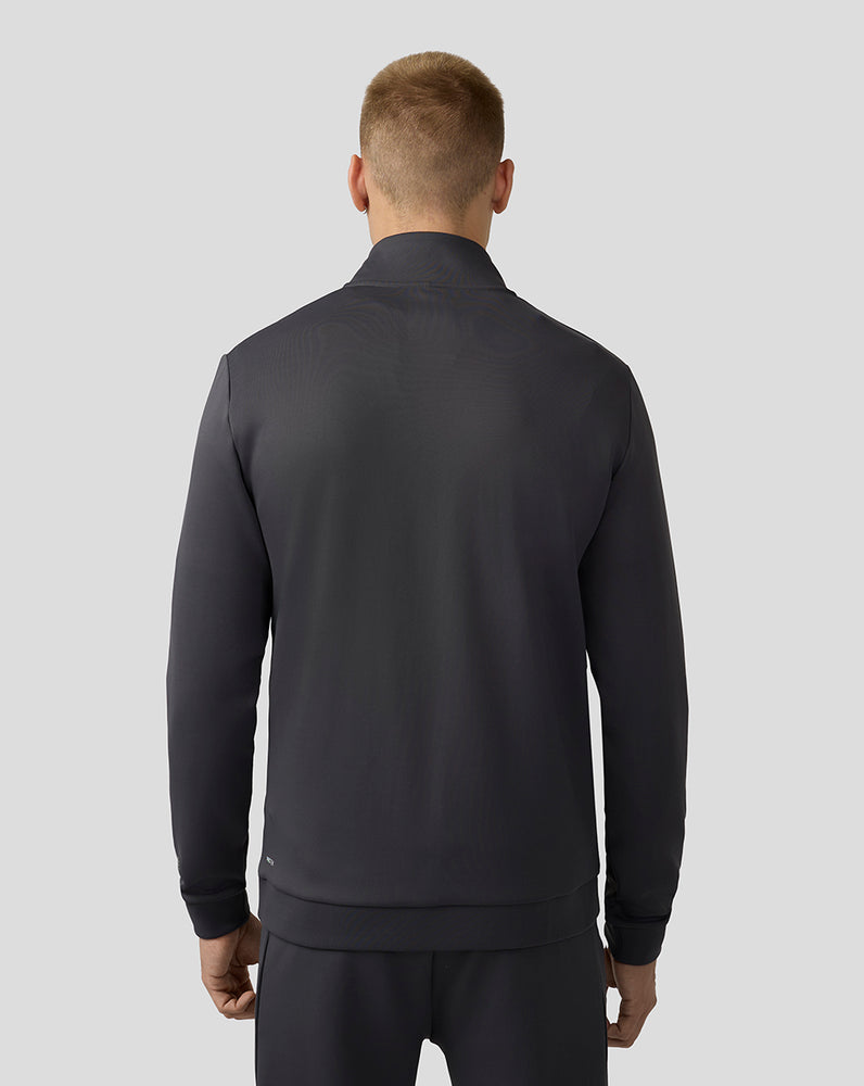 Men’s Scuba Long Sleeve Quarter Zip Top - Charcoal