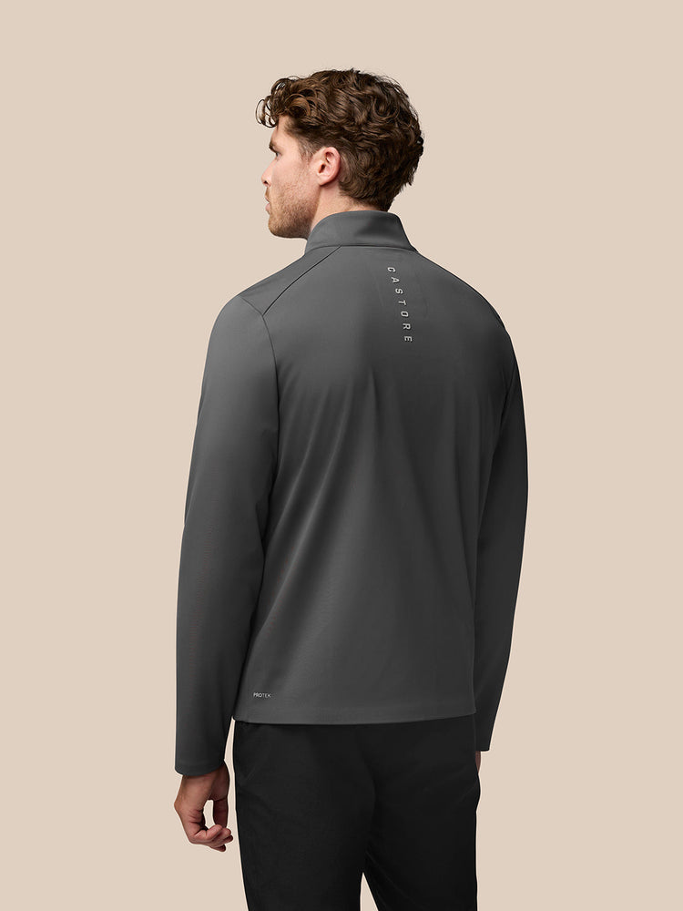 Men's Golf Long Sleeve Pinnacle Hybrid Jacket - Gunmetal