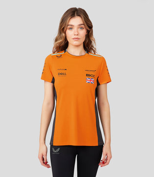 Womens McLaren Replica Set Up T-Shirt Lando Norris Papaya/Phantom