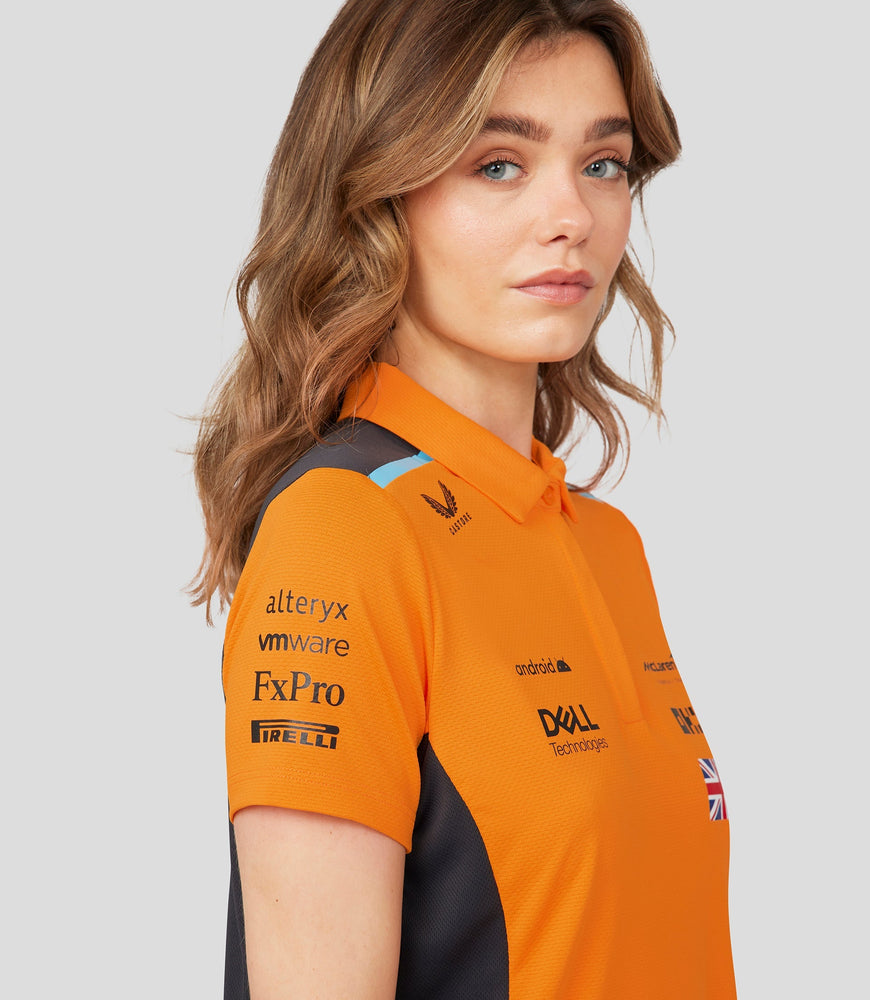 Womens McLaren Replica Polo Shirt Lando Norris