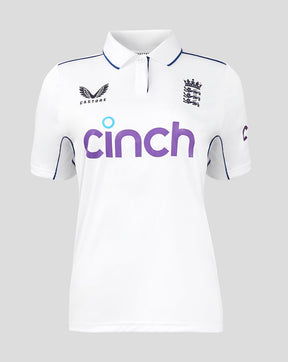 England Cricket 24/25 Women's Test Short Sleeve Shirt