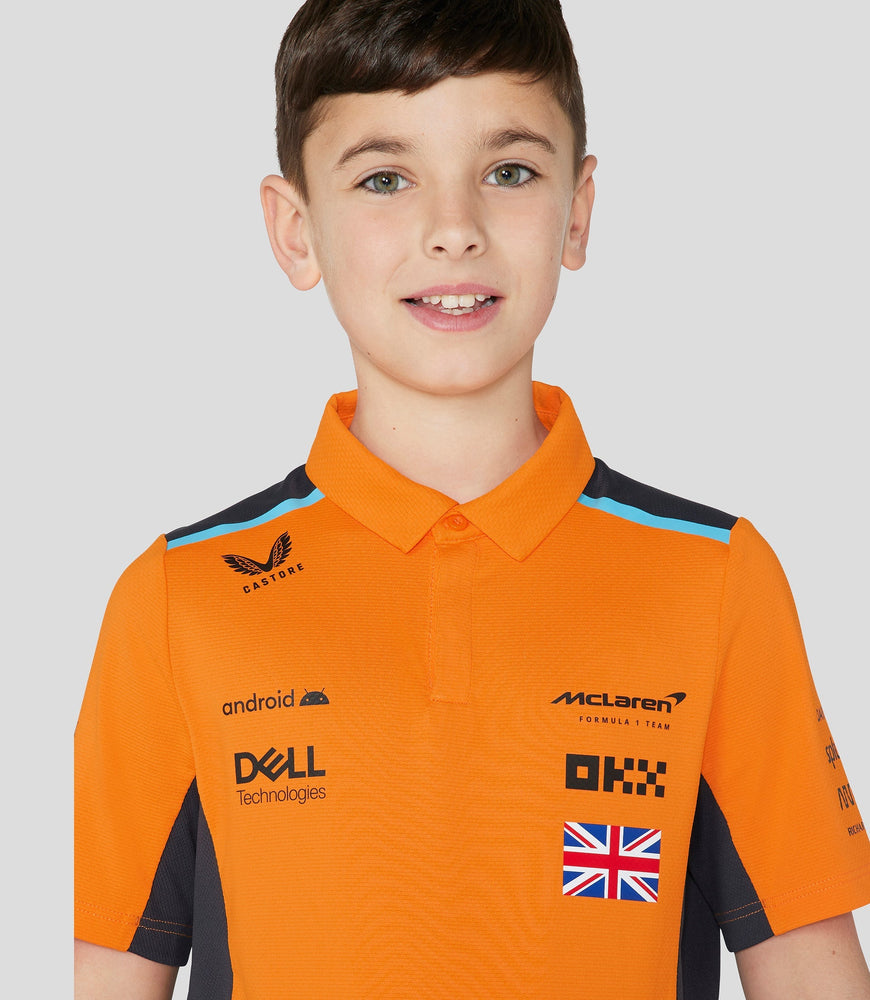 Junior McLaren Replica Polo Shirt Lando Norris
