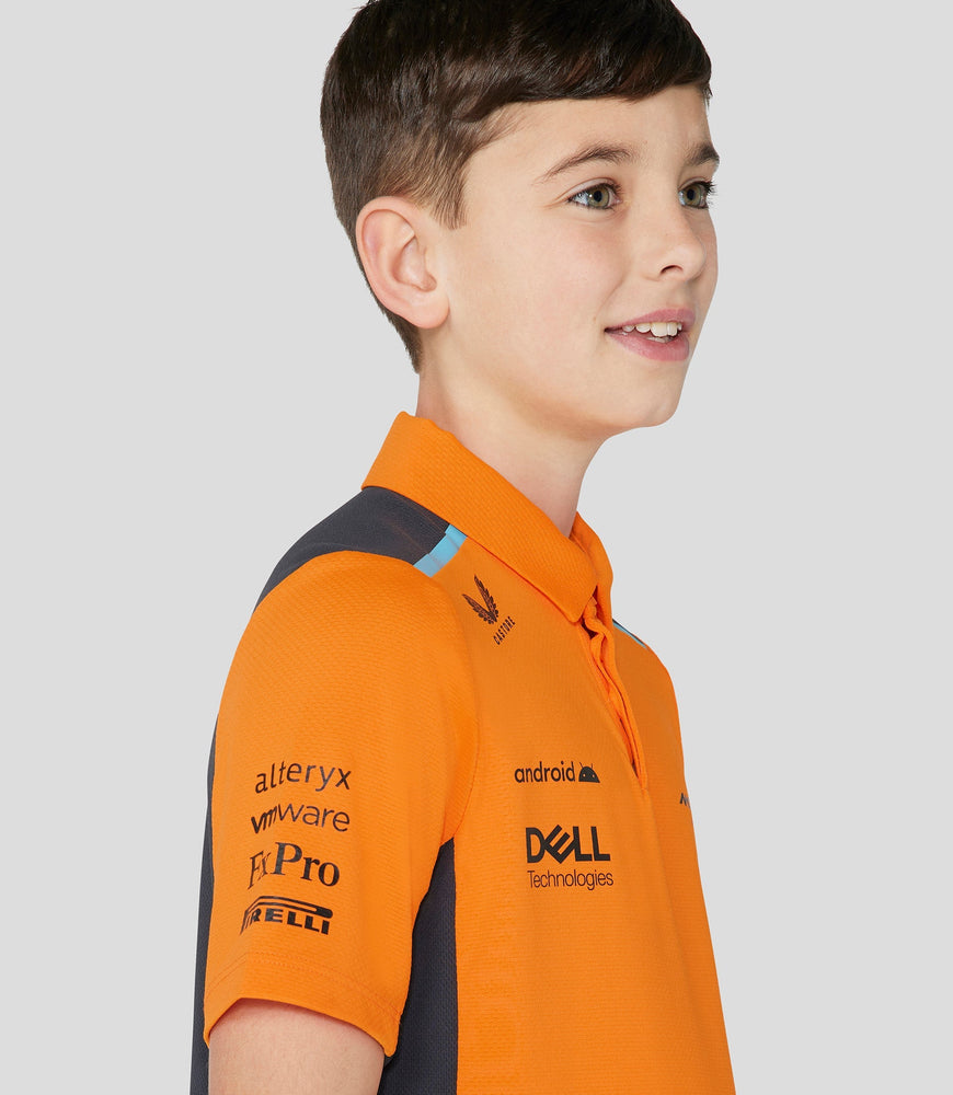 Junior McLaren Replica Polo Shirt Lando Norris