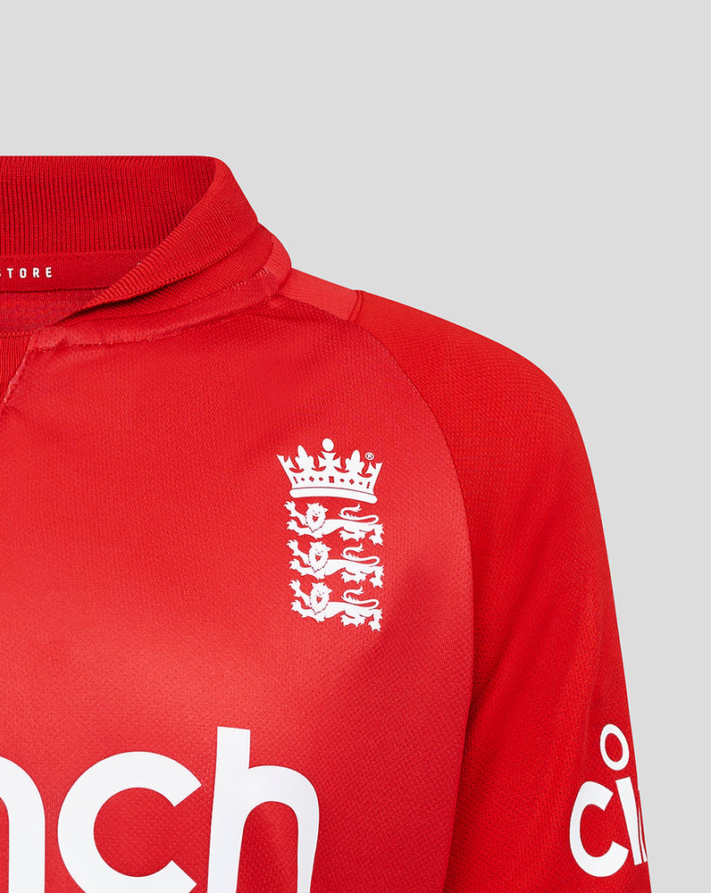 England Cricket Junior IT20 Shirt - Red