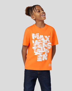 Oracle Red Bull Racing Juniors Max Expression Tee - Exotic Orange