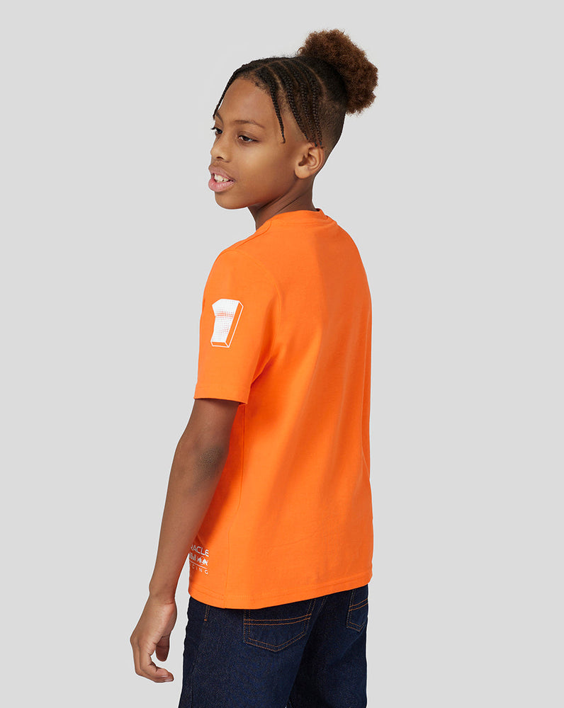 Oracle Red Bull Racing Juniors Max Expression Tee - Exotic Orange