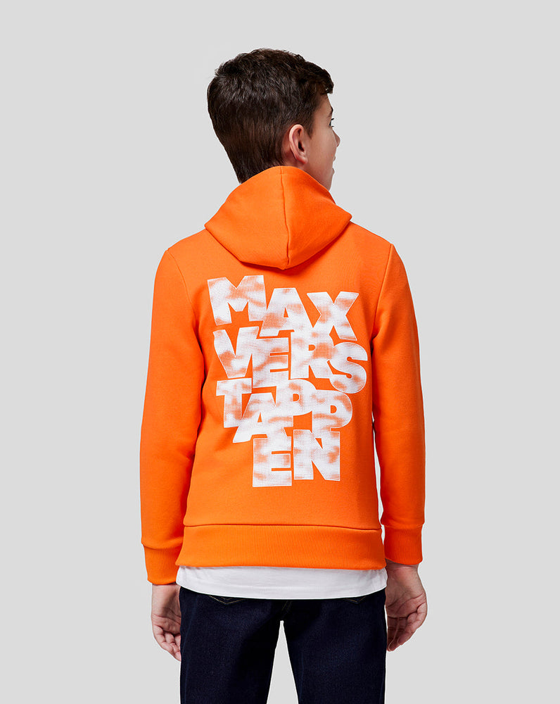 Oracle Red Bull Racing Juniors Max Expression Hoodie - Exotic Orange