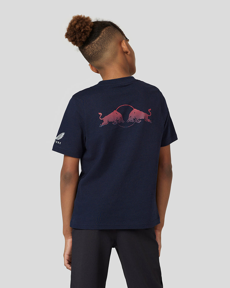 Oracle Red Bull Racing Juniors Linear Graphic Tee - Night Sky