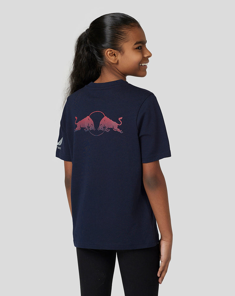 Oracle Red Bull Racing Juniors Linear Graphic Tee - Night Sky