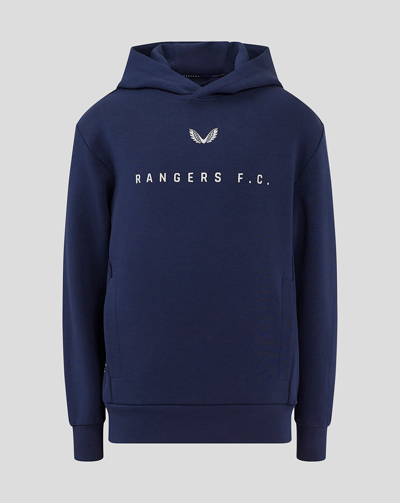 RANGERS FC JUNIOR 24/25 TRAVEL LOGO HOODY