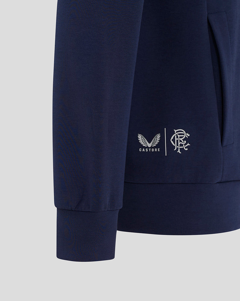 RANGERS FC JUNIOR 24/25 TRAVEL LOGO HOODY