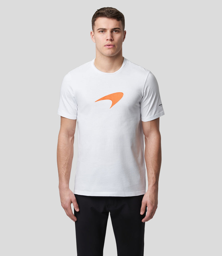 Mens white essentials McLaren logo t-shirt