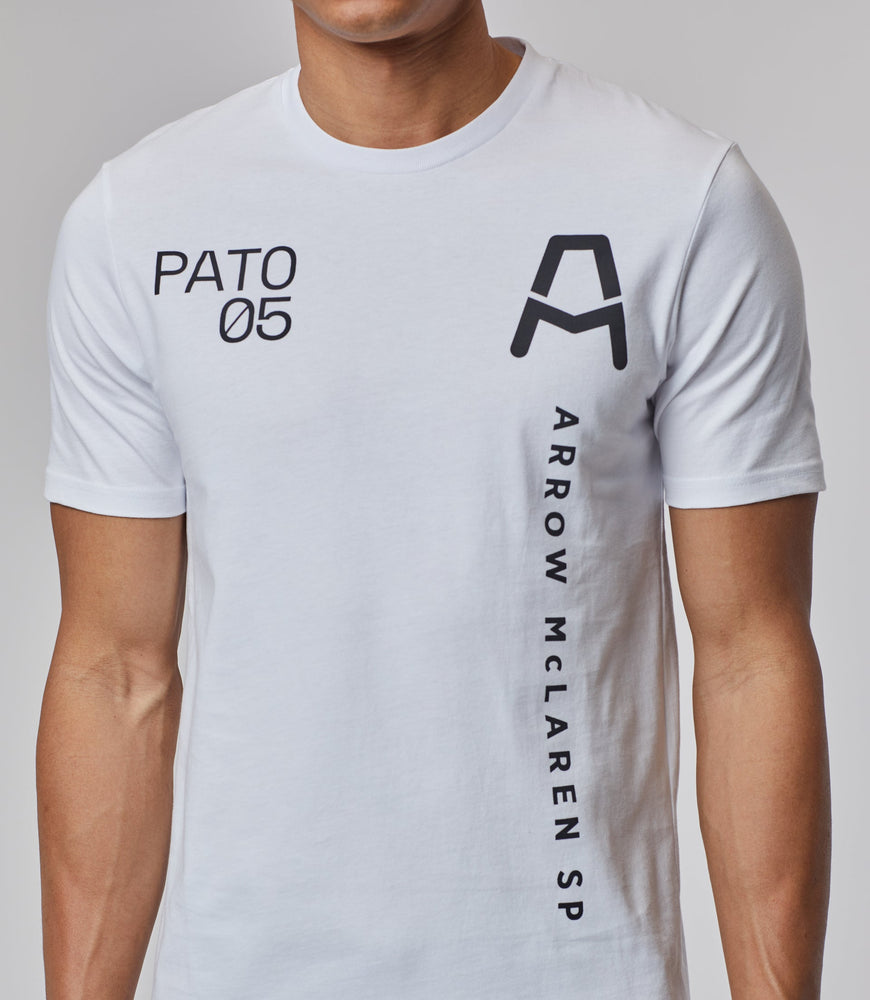 White McLaren Driver T-Shirt Pato