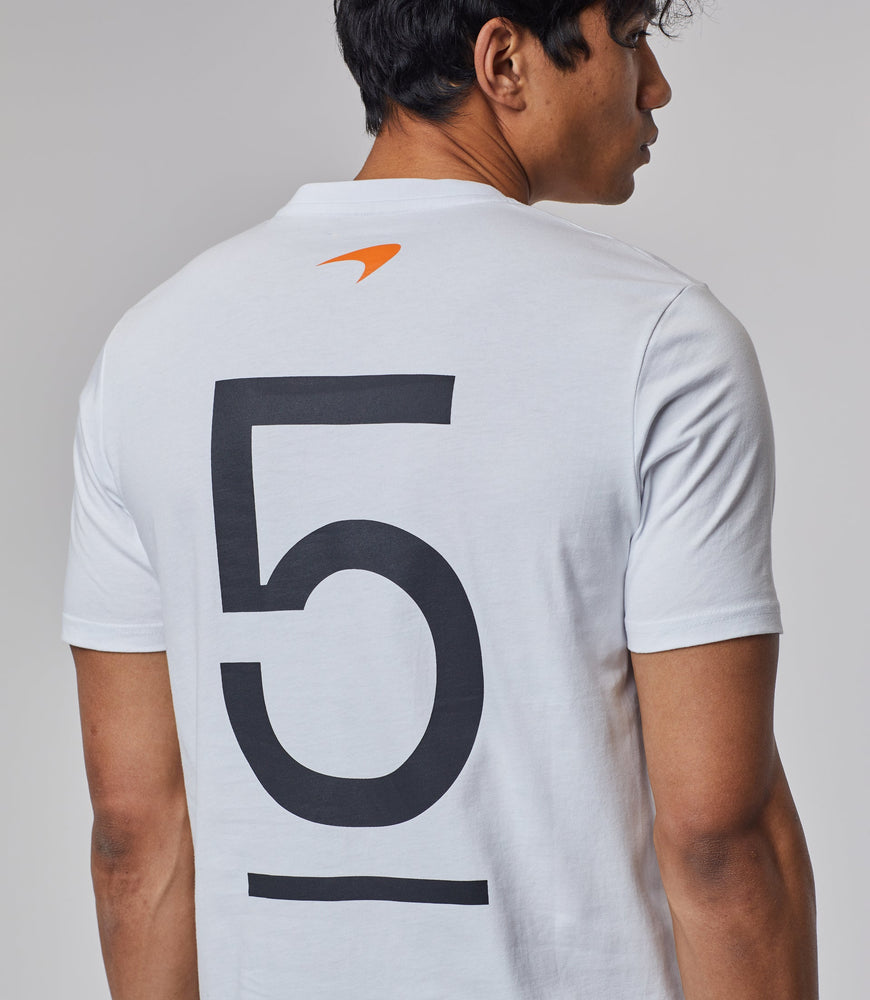 White McLaren Driver T-Shirt Pato