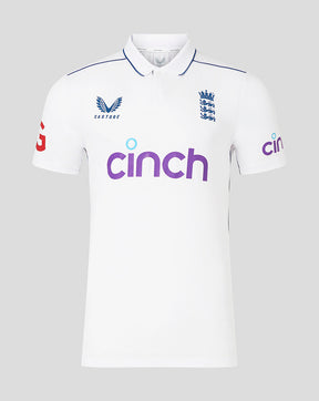 England Cricket 24/25 Men's Pro Test Short Sleeve Shirt