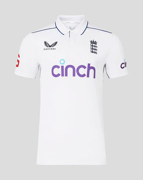 England Cricket 24/25 Men's Test Short Sleeve Shirt