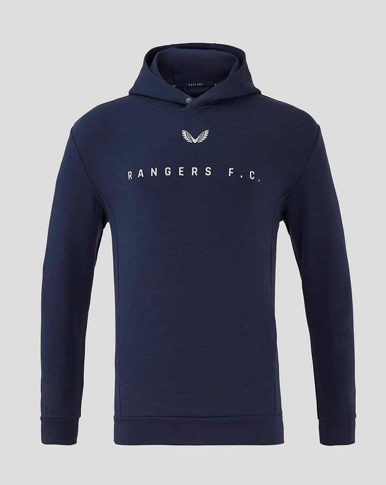 RANGERS FC MEN S 24 25 TRAVEL LOGO HOODY Castore US