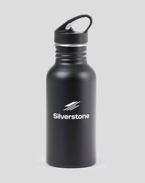 Black Silverstone Stainless Steel Drinks Bottle