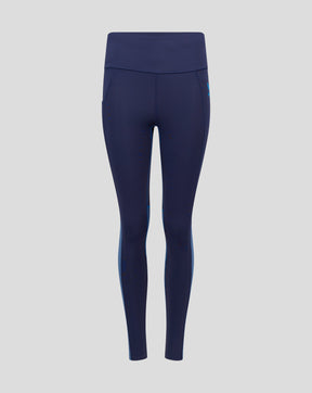 Fleece Lined Leggings, Premium Fabric Blend, Leggings for Women - Size M/T,  Navy Blue Design