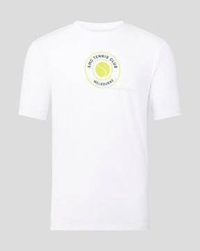 Kids white tennis ball graphic t shirt