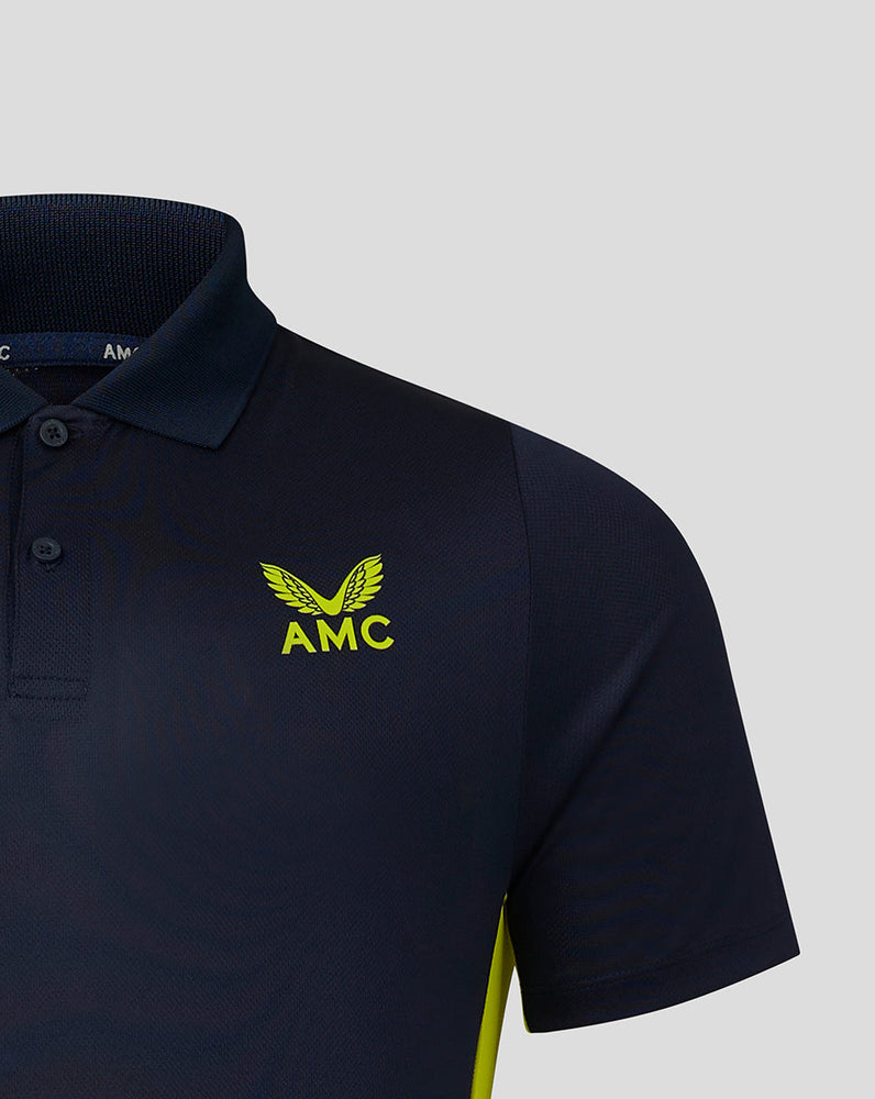 Men’s AMC Short Sleeve Technical Polo Top – Midnight Navy