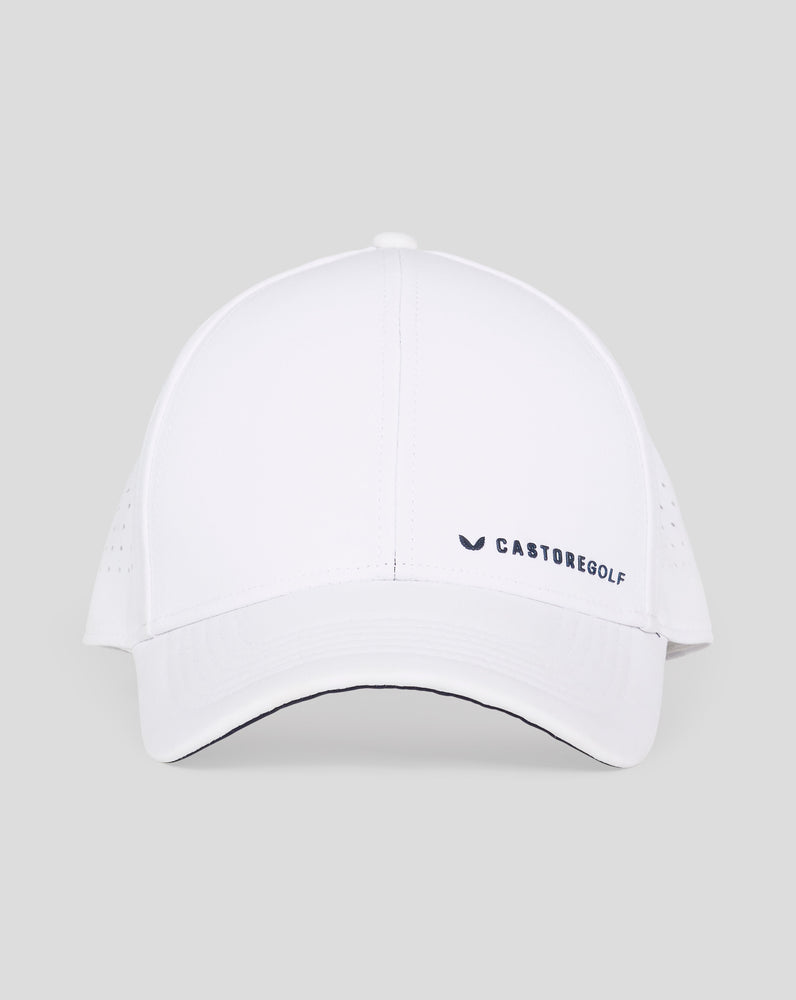 White Performance Golf Cap