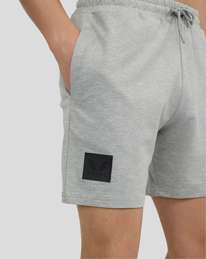 Men's Logo Sweat Shorts - Grey Marl