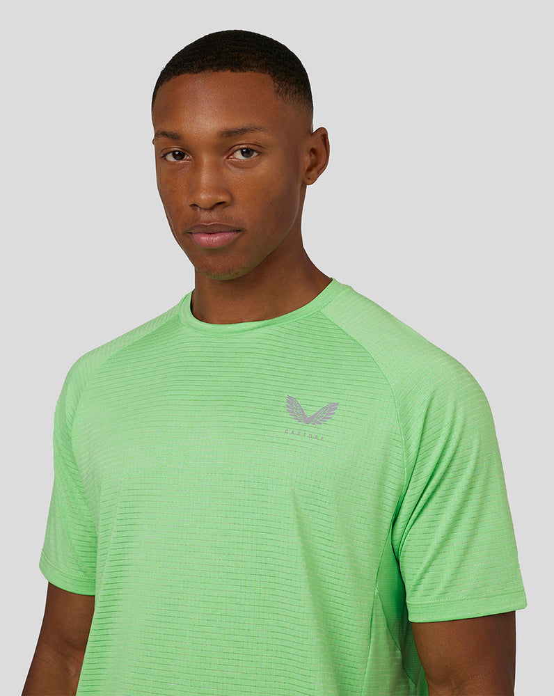 Men’s Flow Short Sleeve Panel T-Shirt - Bright Green