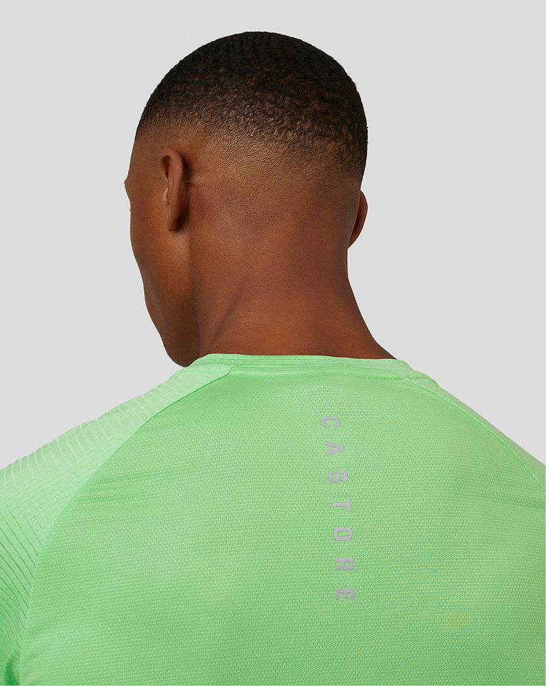 Men’s Flow Short Sleeve Panel T-Shirt - Bright Green