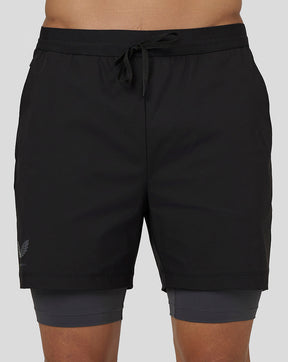 Men's Flow 2-in-1 Shorts - Black