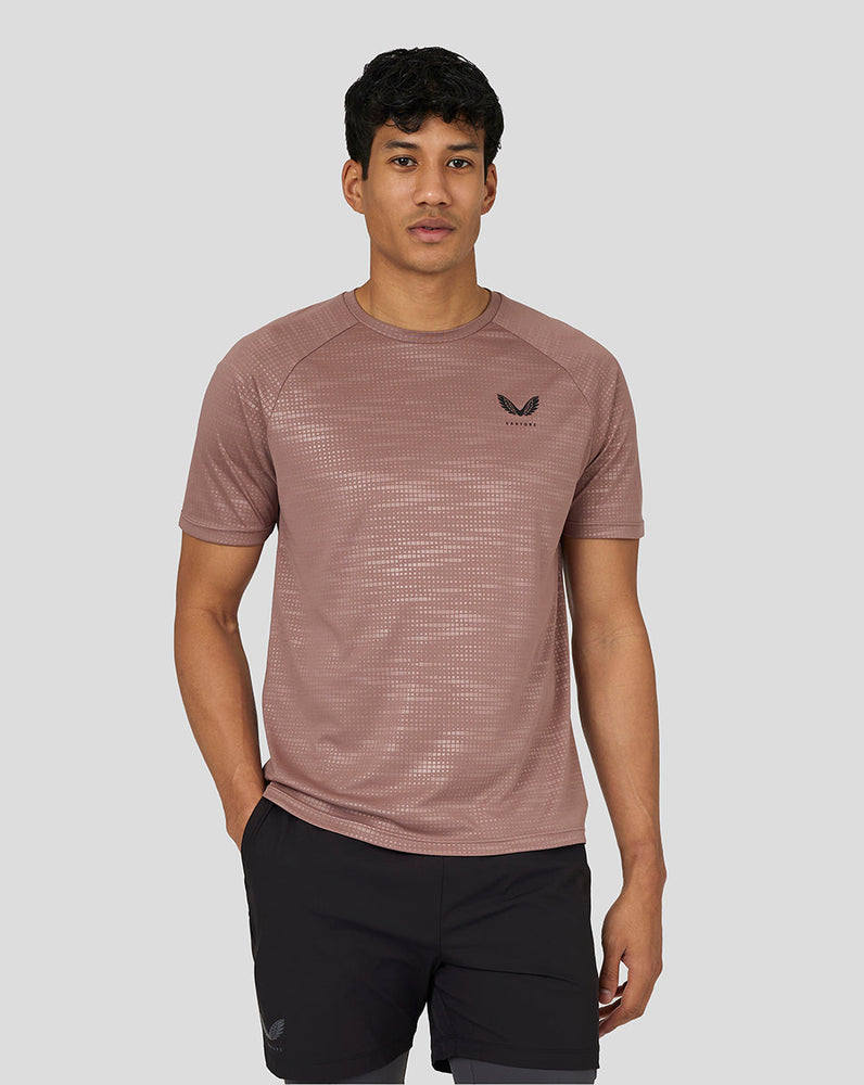 Men's Flow Short Sleeve Printed T-Shirt - Peach Clay
