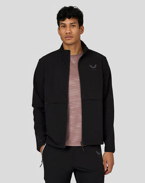 Men's Flex Long Sleeve Woven Jacket - Black