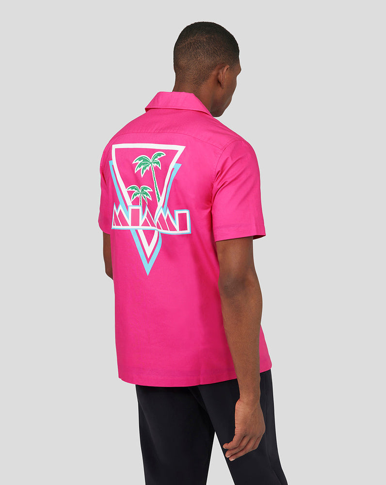 ORACLE RED BULL RACING UNISEX MIAMI SHORT SLEEVE SHIRT - PINK