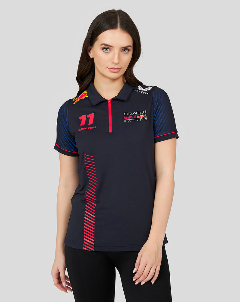ORACLE RED BULL RACING WOMENS SS POLO SHIRT DRIVER SERGIO "CHECO" PEREZ - NIGHT SKY