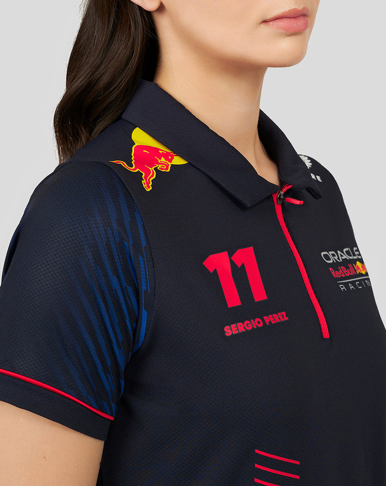 ORACLE RED BULL RACING WOMENS SS POLO SHIRT DRIVER SERGIO "CHECO" PEREZ - NIGHT SKY