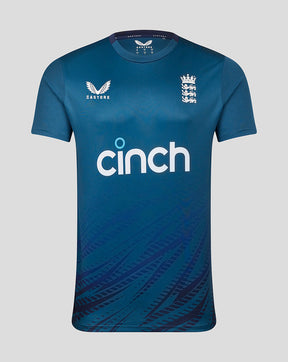 Men's England Cricket Short Sleeve Training Tee - Blue