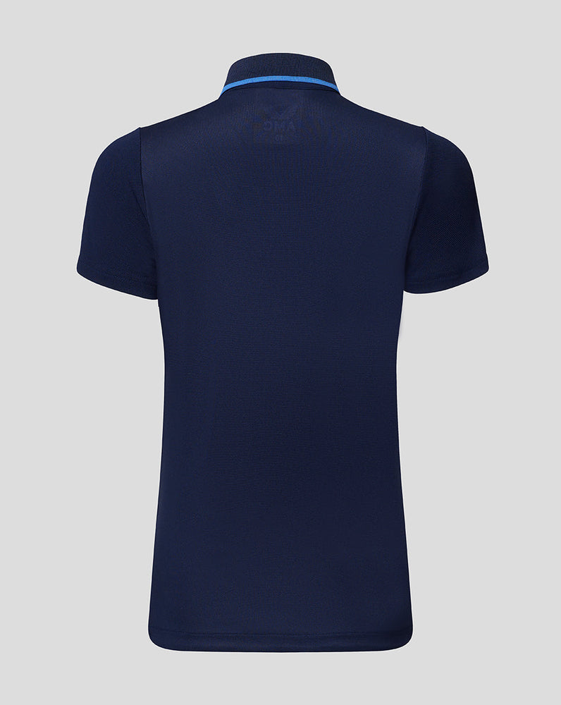 Women's Navy/Blue AMC Short Sleeve Media Polo