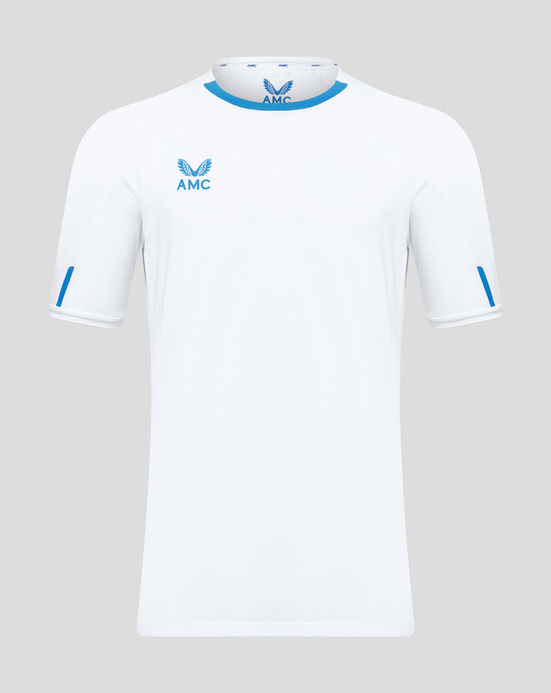 White/Blue AMC Short Sleeve Performance T-Shirt